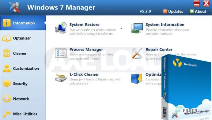 ดาวน์โหลด Yamicsoft Windows Manager