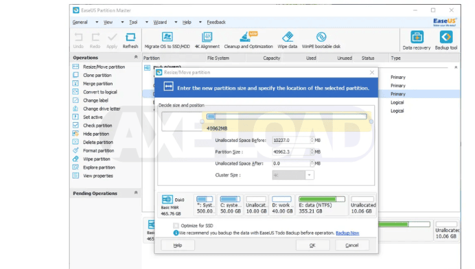 EaseUS Partition Master 19.6.0