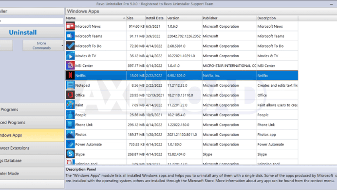 Revo Uninstaller Pro