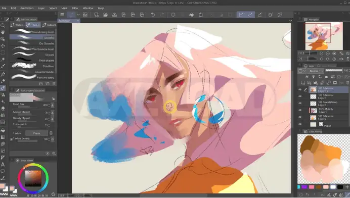 Clip Studio Paint EX แตก v2.0.0 | ตัวเต็ม โปรแกรมวาดการ์ตูนมังง